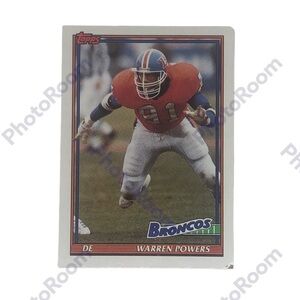 🟢 1991 Topps # 561 Warren Powers Denver Broncos (Football Card) NM/MT Broncos